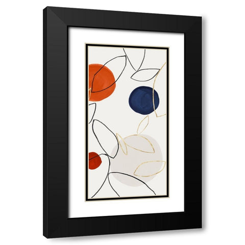 Sunset Spring III Black Modern Wood Framed Art Print with Double Matting by PI Studio