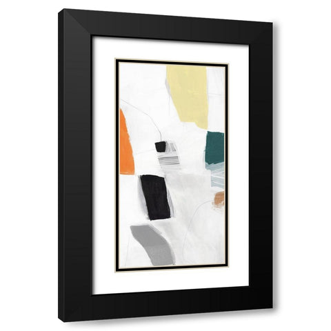 Reflecting Love II Black Modern Wood Framed Art Print with Double Matting by PI Studio