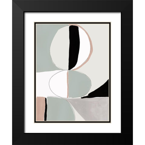 Speculum I  Black Modern Wood Framed Art Print with Double Matting by PI Studio