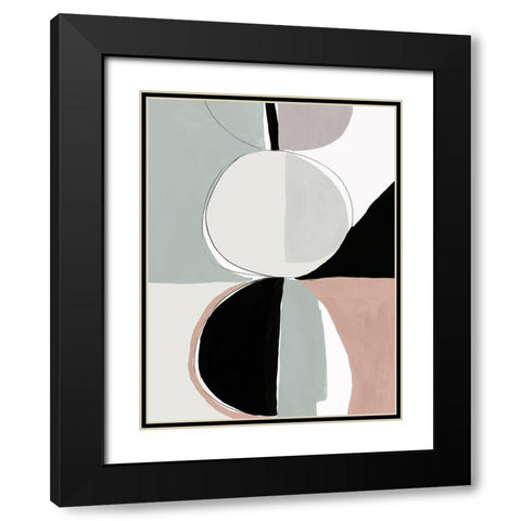 Speculum II Black Modern Wood Framed Art Print with Double Matting by PI Studio