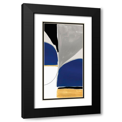 Azure Reflector I  Black Modern Wood Framed Art Print with Double Matting by PI Studio