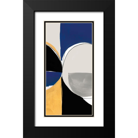 Azure Reflector II Black Modern Wood Framed Art Print with Double Matting by PI Studio