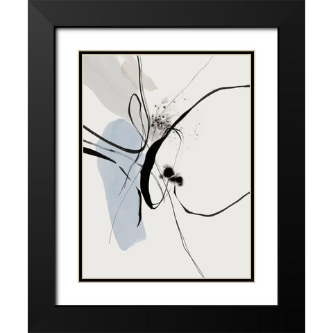 Inner Light I  Black Modern Wood Framed Art Print with Double Matting by PI Studio