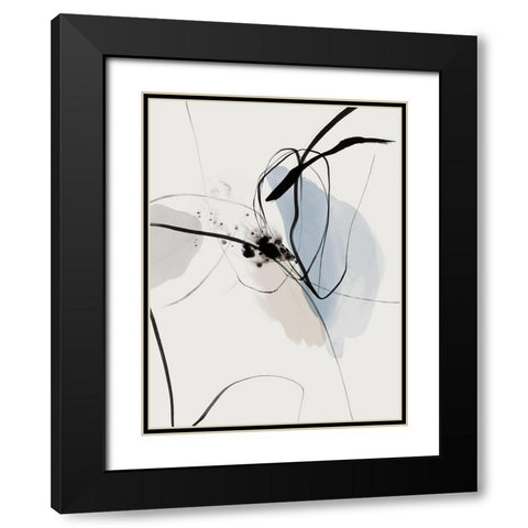 Inner Light II Black Modern Wood Framed Art Print with Double Matting by PI Studio