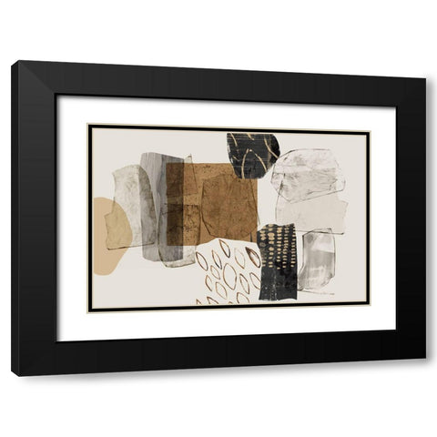 Shape of Formation I  Black Modern Wood Framed Art Print with Double Matting by PI Studio