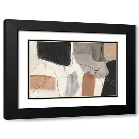 Leaving at Midnight II Black Modern Wood Framed Art Print with Double Matting by PI Studio