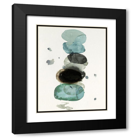 In Order II Black Modern Wood Framed Art Print with Double Matting by PI Studio