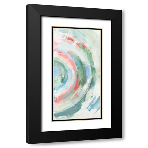 Pink Halo II  Black Modern Wood Framed Art Print with Double Matting by PI Studio