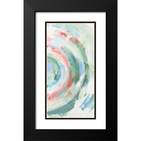 Pink Halo II  Black Modern Wood Framed Art Print with Double Matting by PI Studio