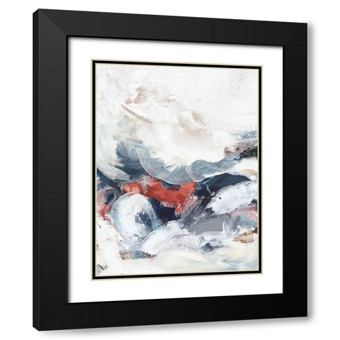 Drifting Together  Black Modern Wood Framed Art Print with Double Matting by PI Studio