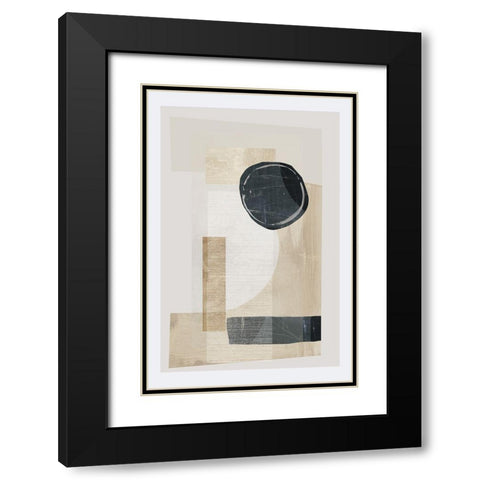 Hometown Glory II  Black Modern Wood Framed Art Print with Double Matting by PI Studio