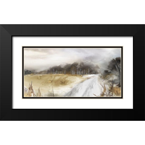 After the Storm II  Black Modern Wood Framed Art Print with Double Matting by PI Studio