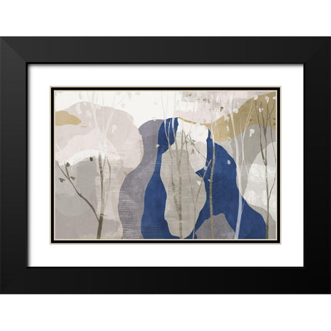 Magical Woodland I  Black Modern Wood Framed Art Print with Double Matting by PI Studio