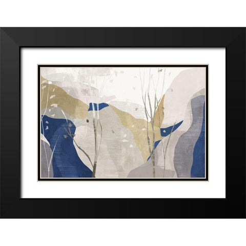 Magical Woodland II  Black Modern Wood Framed Art Print with Double Matting by PI Studio