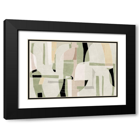 Sunny Barelona  Black Modern Wood Framed Art Print with Double Matting by PI Studio