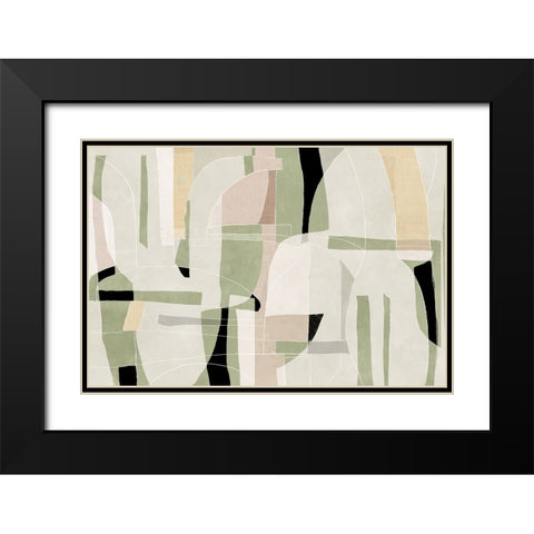 Sunny Barelona  Black Modern Wood Framed Art Print with Double Matting by PI Studio