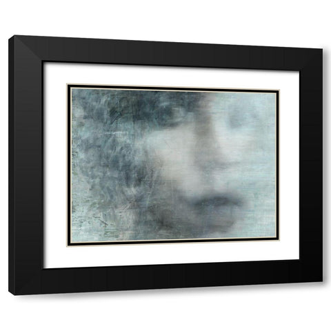Untitled II Black Modern Wood Framed Art Print with Double Matting by Biernot, Tadeusz