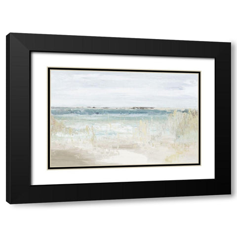 Rest Until Tomorrow Black Modern Wood Framed Art Print with Double Matting by PI Studio