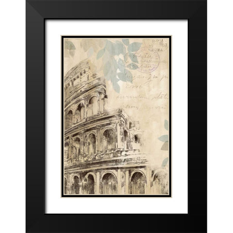 Architectural   Study I Black Modern Wood Framed Art Print with Double Matting by Pearce, Allison