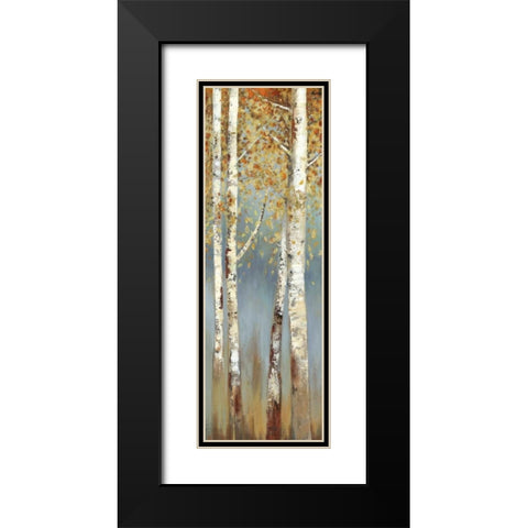 Butterscotch Birch Trees I Black Modern Wood Framed Art Print with Double Matting by Pearce, Allison