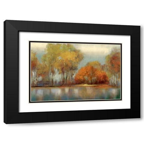 Reflections Black Modern Wood Framed Art Print with Double Matting by Pearce, Allison