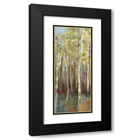 Forest Whisper II Black Modern Wood Framed Art Print with Double Matting by Pearce, Allison