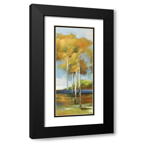Breezes II - Mini Black Modern Wood Framed Art Print with Double Matting by Pearce, Allison