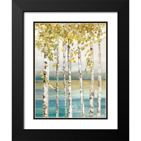 Down by the River I Black Modern Wood Framed Art Print with Double Matting by Pearce, Allison