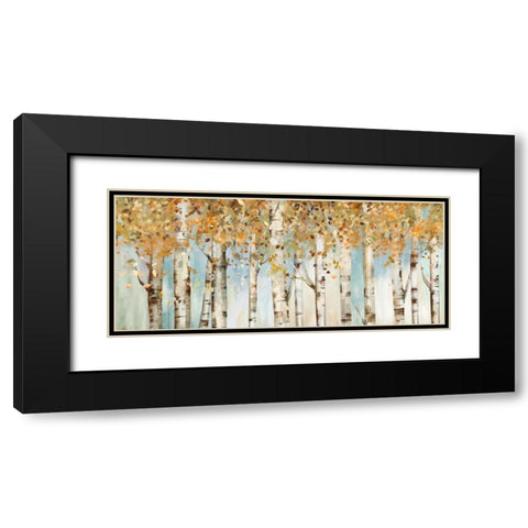 Downtown Black Modern Wood Framed Art Print with Double Matting by Pearce, Allison