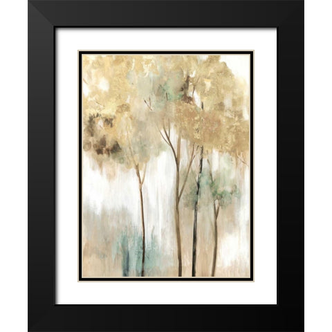 Sapling II Black Modern Wood Framed Art Print with Double Matting by Pearce, Allison