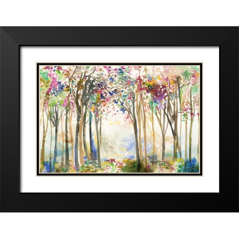 Sunny path II Black Modern Wood Framed Art Print with Double Matting by Pearce, Allison