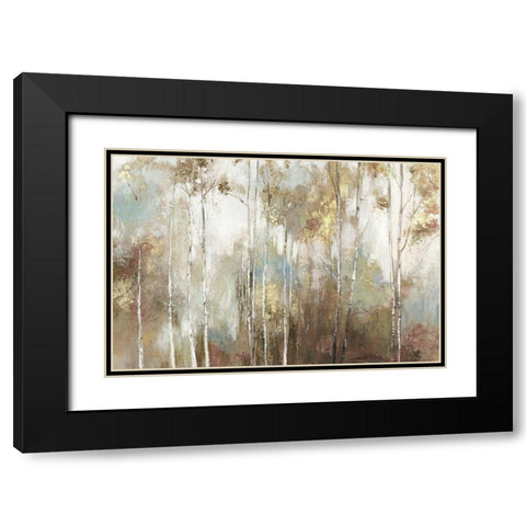 Fine Birch III Black Modern Wood Framed Art Print with Double Matting by Pearce, Allison