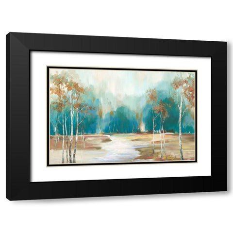 Pathway to the Forest Black Modern Wood Framed Art Print with Double Matting by Pearce, Allison