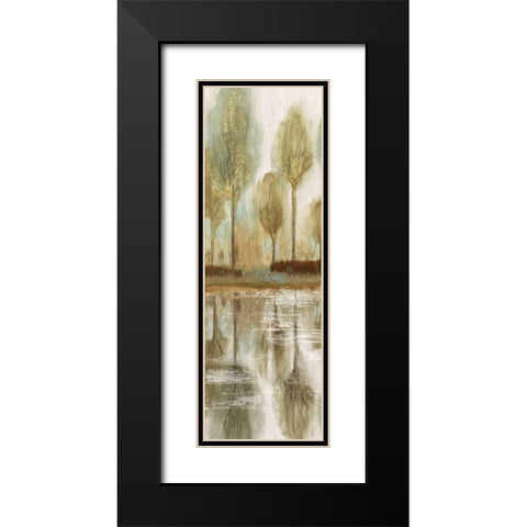 Forest View I  Black Modern Wood Framed Art Print with Double Matting by Pearce, Allison
