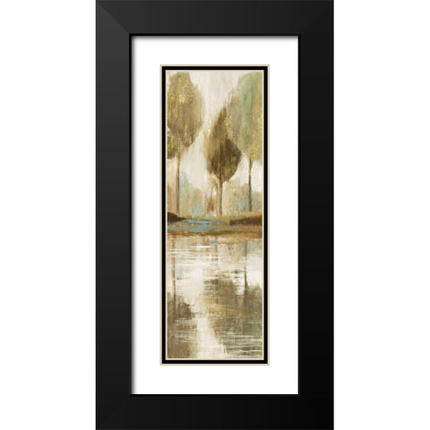 Forest View II  Black Modern Wood Framed Art Print with Double Matting by Pearce, Allison