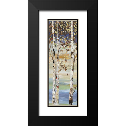 Dark Birch I  Black Modern Wood Framed Art Print with Double Matting by Pearce, Allison