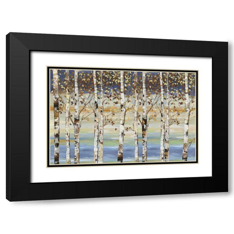 Dark Birch III  Black Modern Wood Framed Art Print with Double Matting by Pearce, Allison