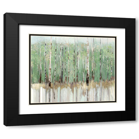 Tree Essence I Black Modern Wood Framed Art Print with Double Matting by Pearce, Allison