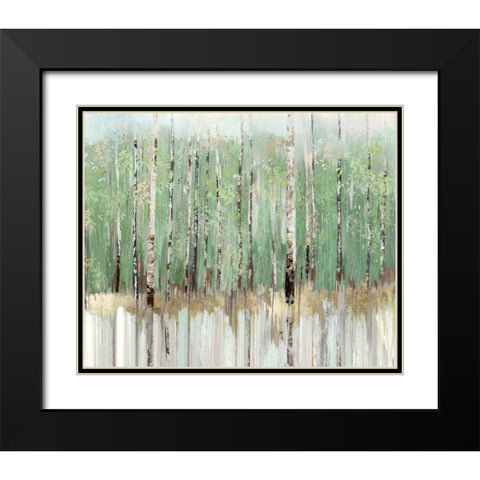 Tree Essence I Black Modern Wood Framed Art Print with Double Matting by Pearce, Allison