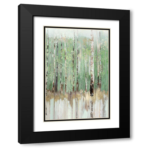 Tree Essence II Black Modern Wood Framed Art Print with Double Matting by Pearce, Allison