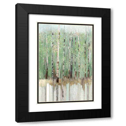 Tree Essence III Black Modern Wood Framed Art Print with Double Matting by Pearce, Allison