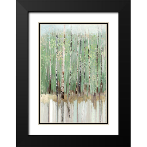 Tree Essence III Black Modern Wood Framed Art Print with Double Matting by Pearce, Allison