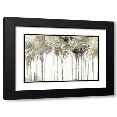 Golden Forest Lookout  Black Modern Wood Framed Art Print with Double Matting by Pearce, Allison