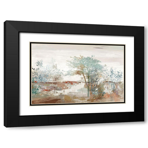 Autumn Silence Black Modern Wood Framed Art Print with Double Matting by Pearce, Allison