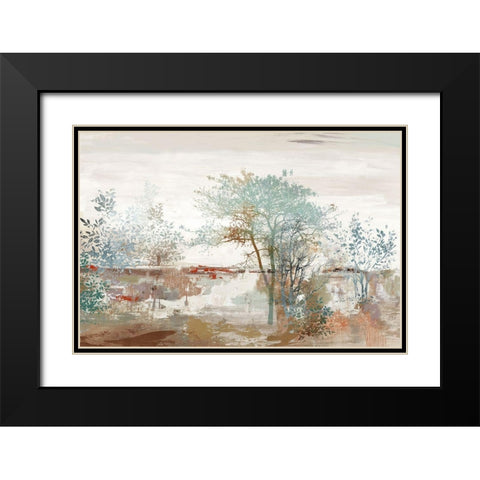 Autumn Silence Black Modern Wood Framed Art Print with Double Matting by Pearce, Allison
