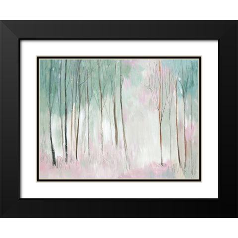 Airy Dream Black Modern Wood Framed Art Print with Double Matting by Pearce, Allison