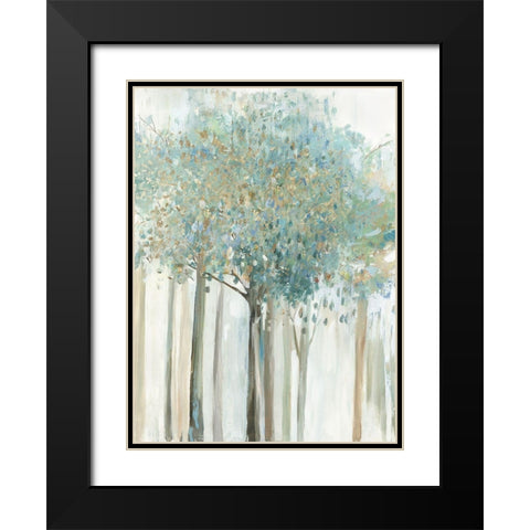September Charm I Black Modern Wood Framed Art Print with Double Matting by Pearce, Allison
