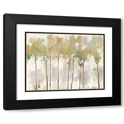 Vanishing Night Black Modern Wood Framed Art Print with Double Matting by Pearce, Allison