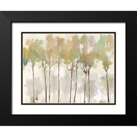Vanishing Night Black Modern Wood Framed Art Print with Double Matting by Pearce, Allison
