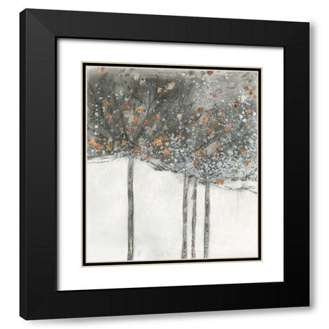 Song of Adoration Black Modern Wood Framed Art Print with Double Matting by Pearce, Allison